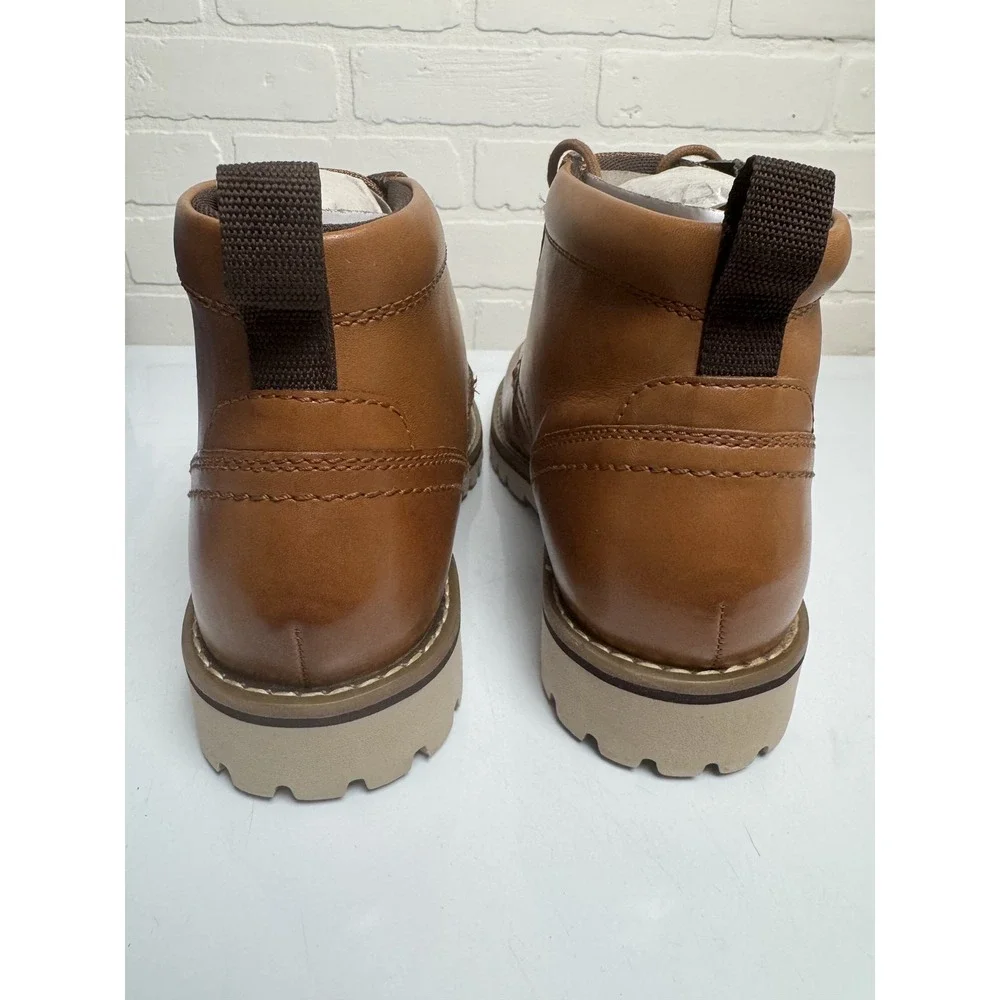 Rockport Shoes Mens Size 9 Brown Leather Chukka Boots TruTech Comfort Casual New